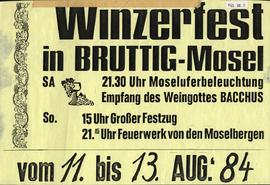 Winzerfest in Bruttig-Mosel